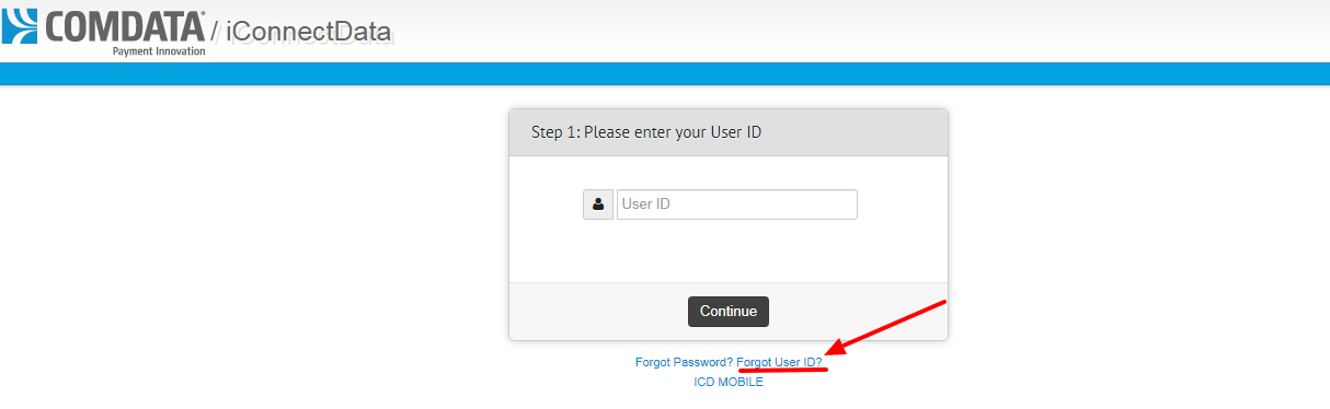 How to Reset an iConnect Data Forgotten user id