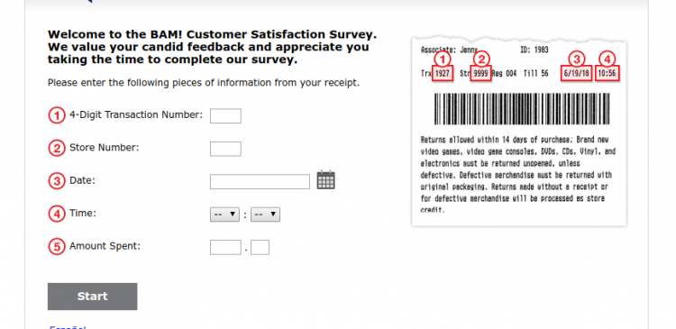 BAM Customer Satisfaction Survey