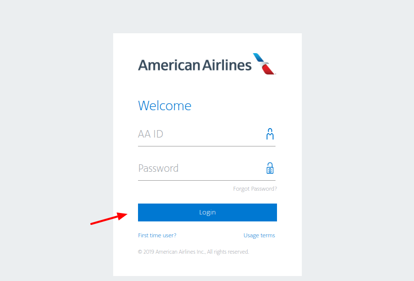 American Airlines - Login