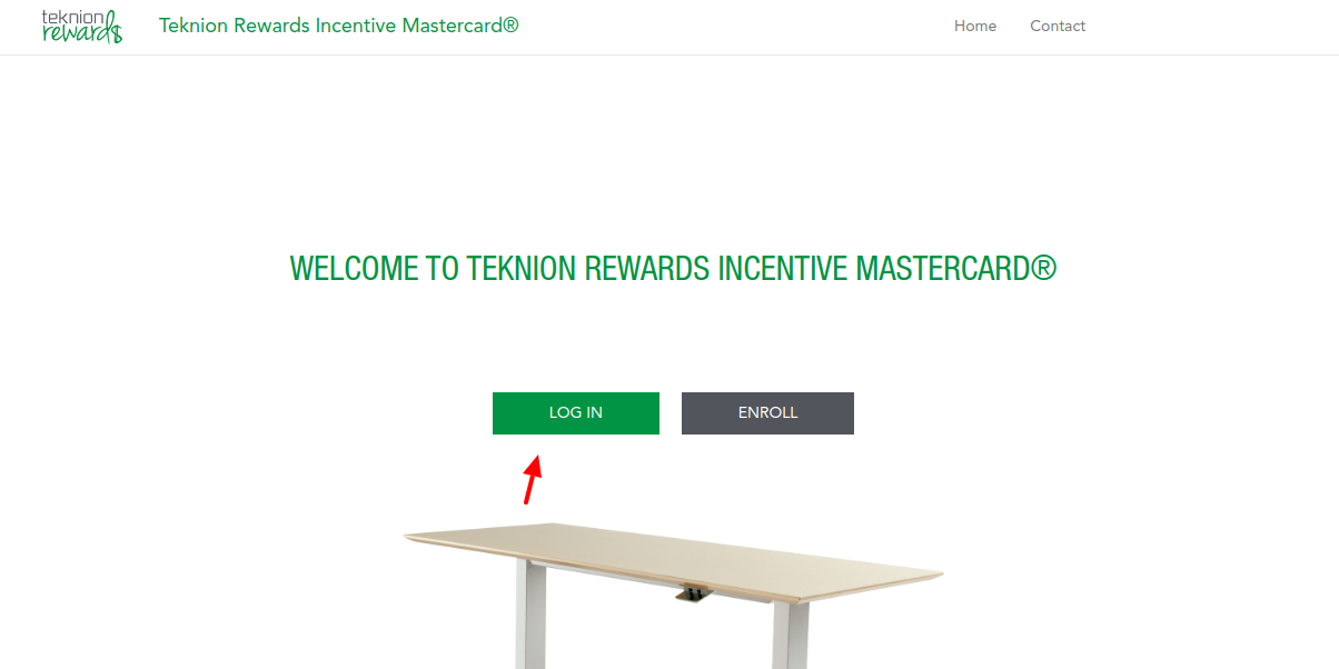 Teknion Rewards Incentive Mastercard Login