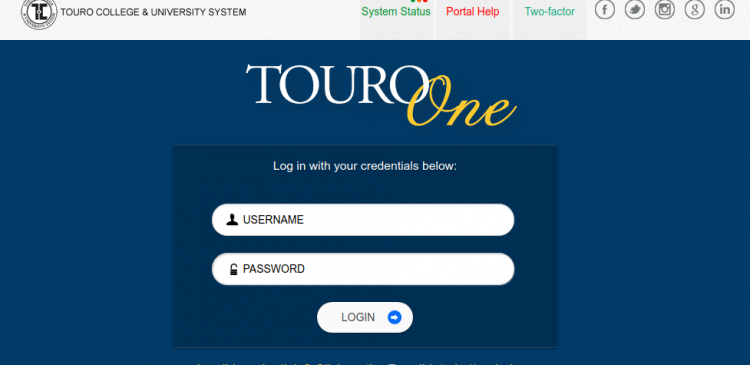 TouroOne Portal Logo