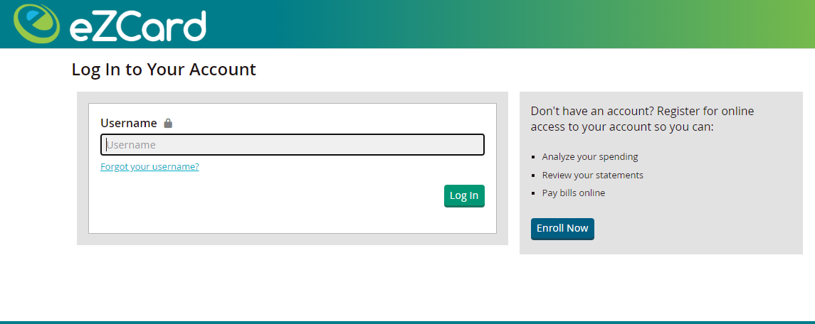 eZCard Login