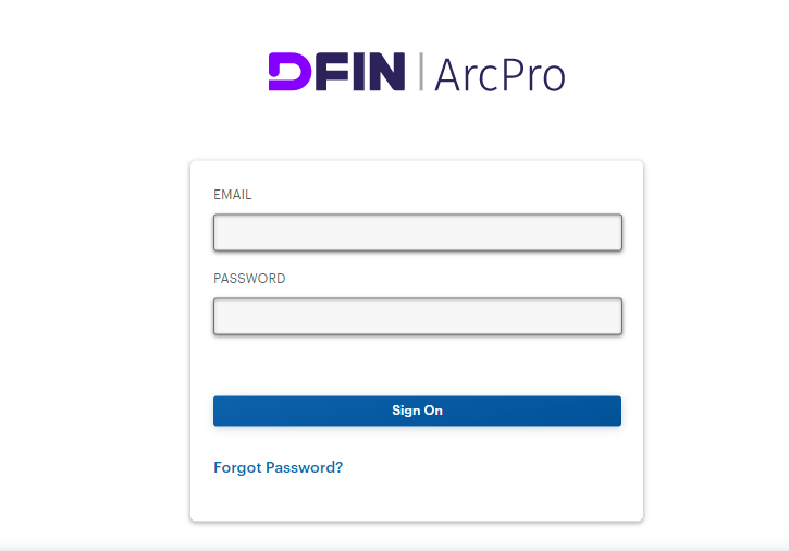 ArcPro Login