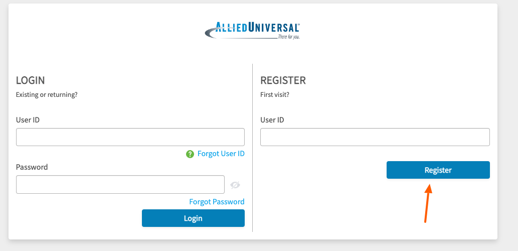 allied universal ehub register